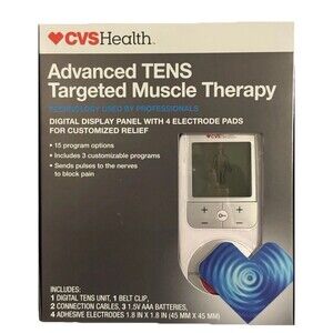 CVS Health Advanced TENS Muscle Therapy Device with 15 Program Options Medical